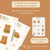 Cozy Bear Fall Mini Sticker Pack