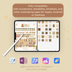 Cozy Bear Functional Mega Digital Sticker Pack – 180+ Planner Stickers for GoodNotes & Digital Planning