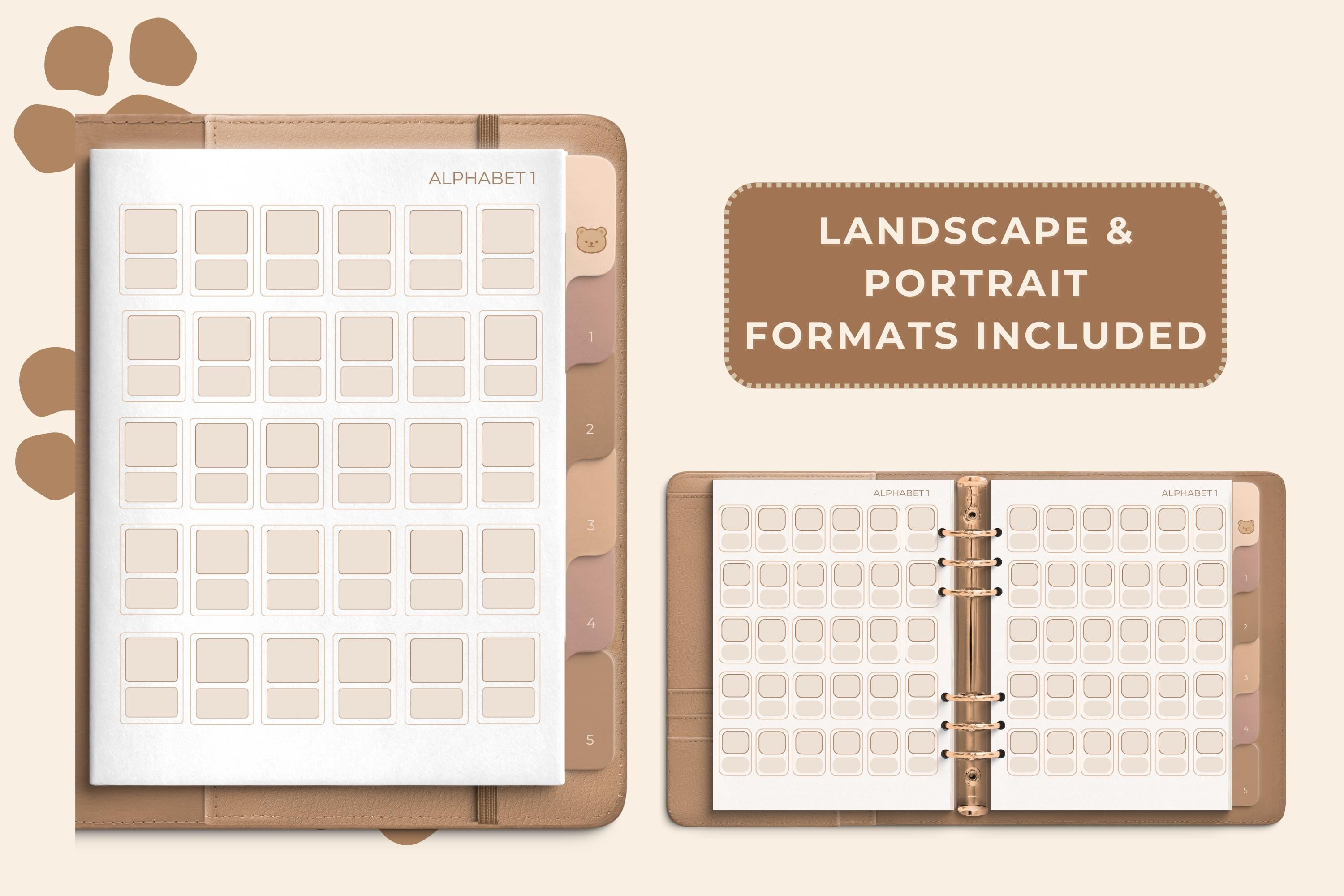 Cozy Bear Language Notebook – Digital Language Learning Planner | 4 Cover Textures | Hyperlinked Goodnotes Journal