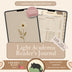 Light Academia Reader's Journal: Immersive Digital Planner for Book Lovers (GoodNotes Hyperlinked PDF)